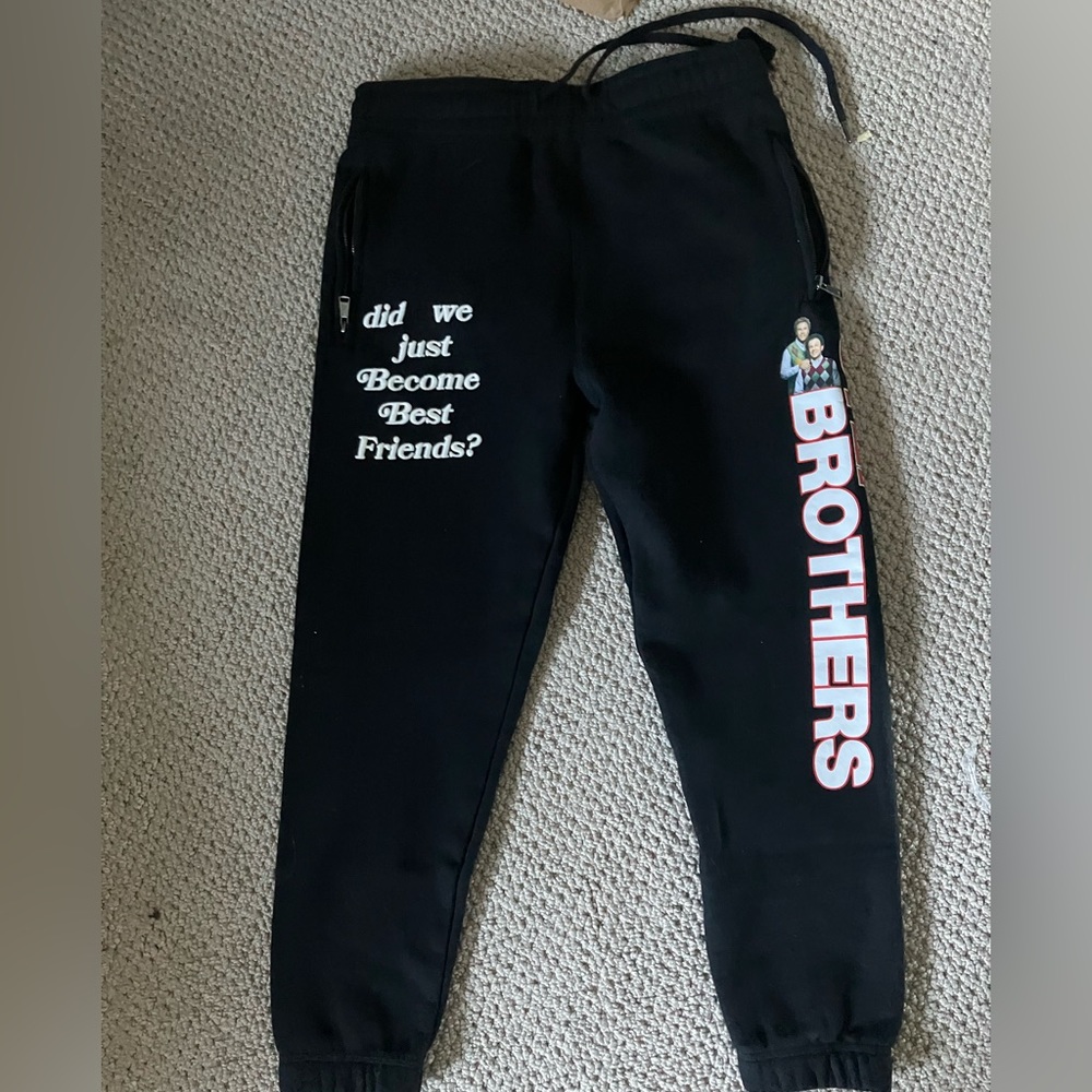 Brand new step brother sweatpants. Too small